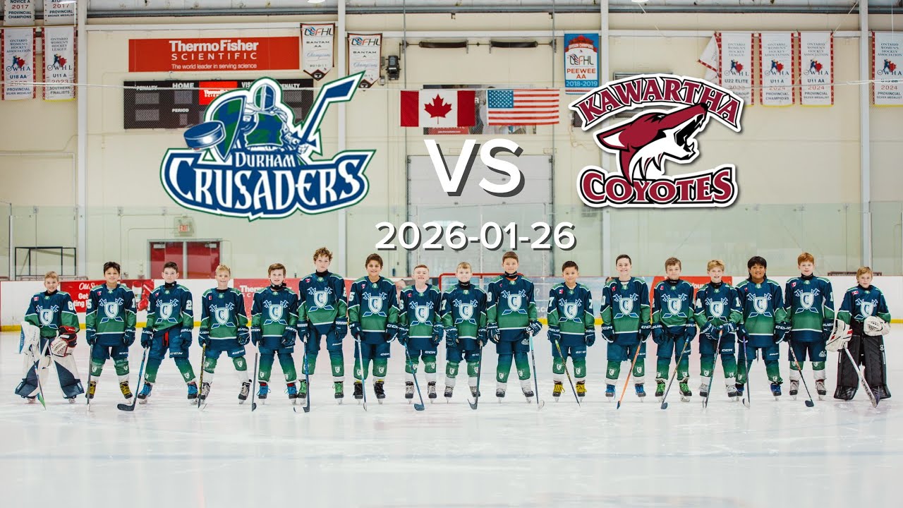 U11B Durham Crusaders vs Kawartha Coyotes 01-26-2026