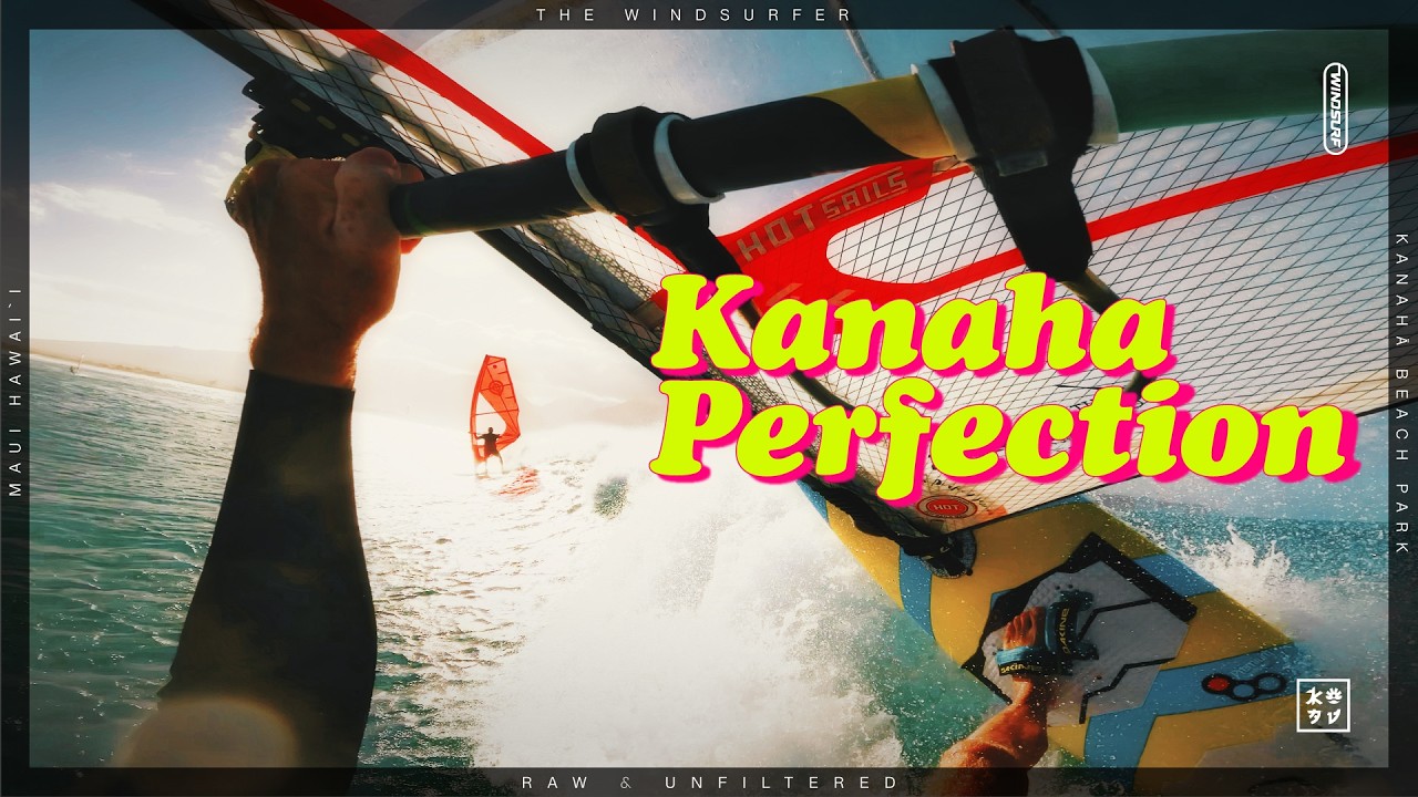 EPIC Lower Kanaha Session - Off Shore Wave Sailing Raw and Unfiltered