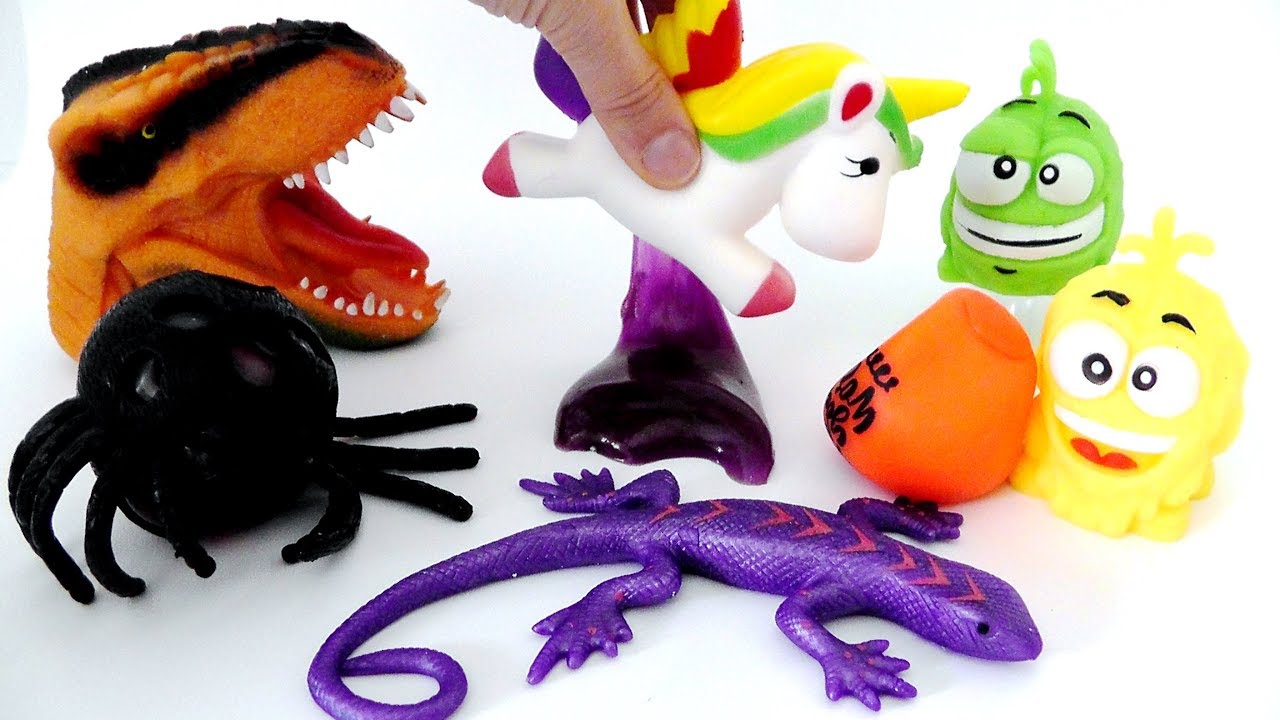 CORTANDO Y ABRIENDO JUGUETES ANTIESTRÉS. Araña, monstruitos, unicornio/ DIVER+