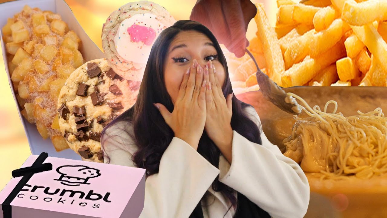 Probando la COMIDA VIRAL de tiktok EN SANTIAGO🇨🇱 / CataBelen