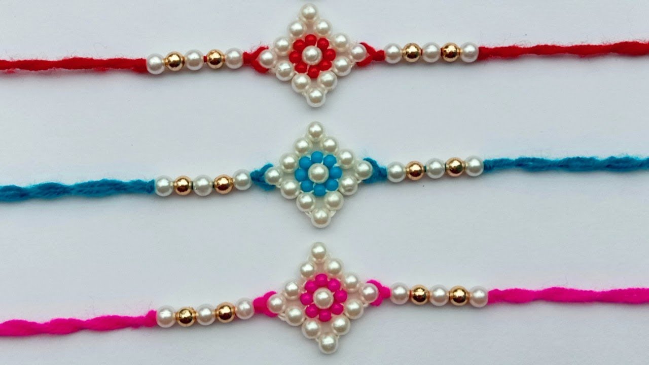 How To Make Rakhi//Rakhi Making//At Home// Useful & Easy