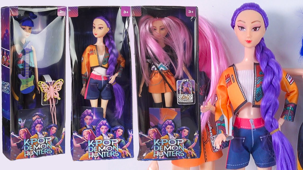 Kpop Demon Hunter HUNTR/X Mira, Zoey, Rumi Merch