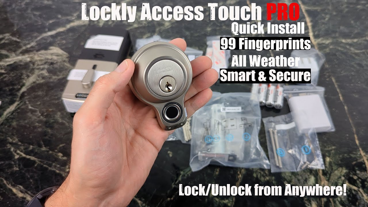 Lockly Access Touch Pro : Smart Lock with Fingerprint & Bluetooth access
