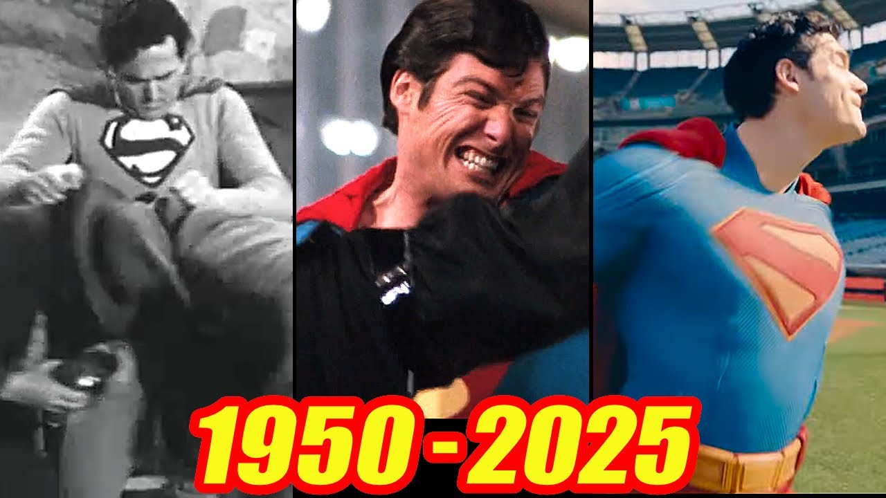 Evolution of SUPERMAN fighting | 1950-2025