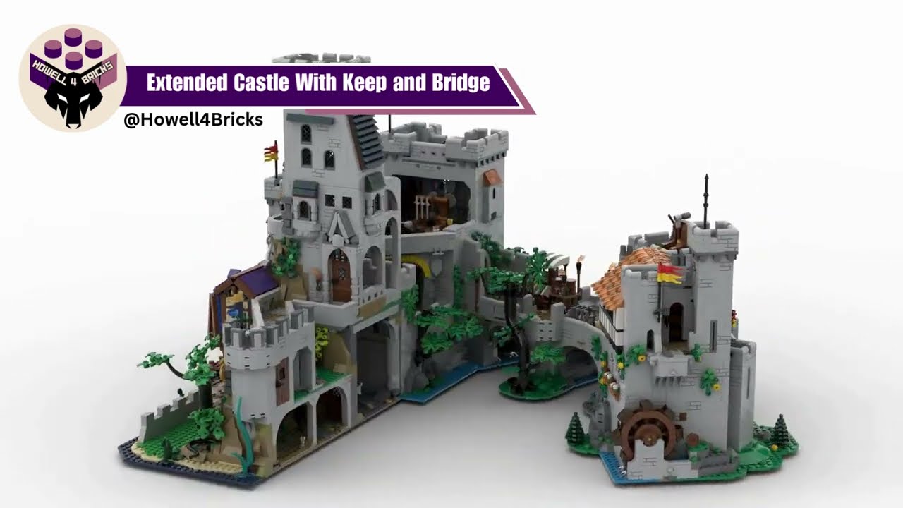 Lion Kight Castle Gate Corner Module Extension