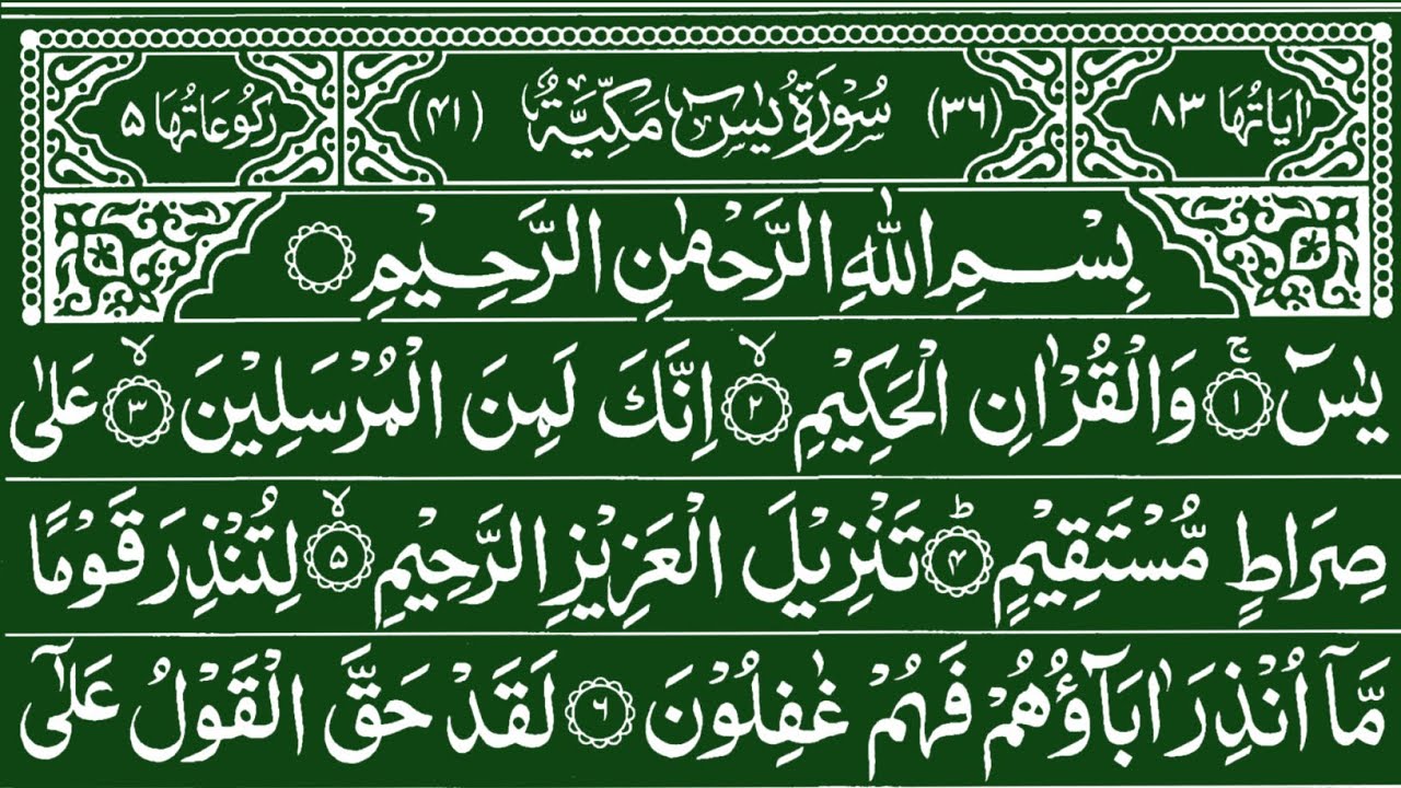 Surah Yaseen 3 Times Recitation | Episode 166 | Beautiful Quran Tilawat | Heart Touching Voice