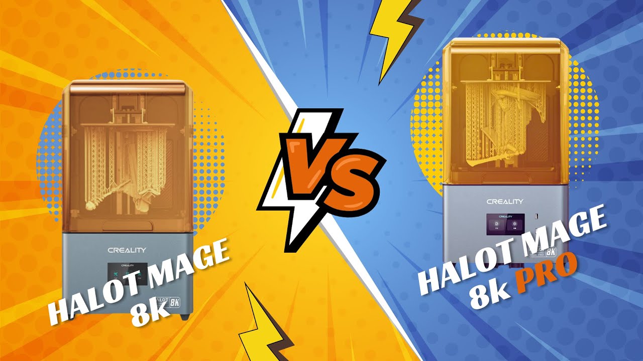 IMPRESSORA 3D HALOT MAGE 8k VS A SUA VERSÃO PRO - MELHOR CUSTO BENEFÍCIO, QUAL SERÁ?