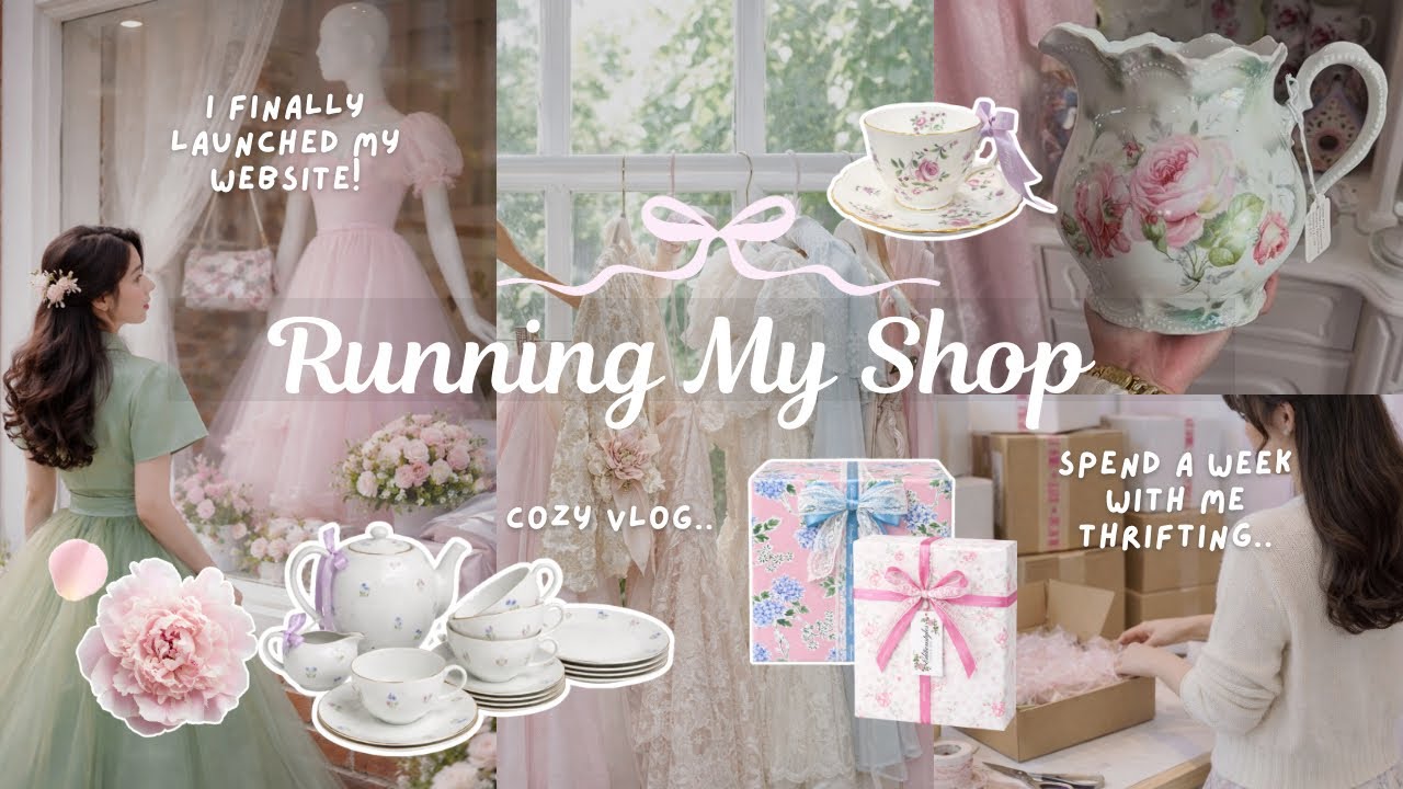 What It&rsquo;s Really Like Running My Vintage Shop | thrifting, sourcing & packing orders