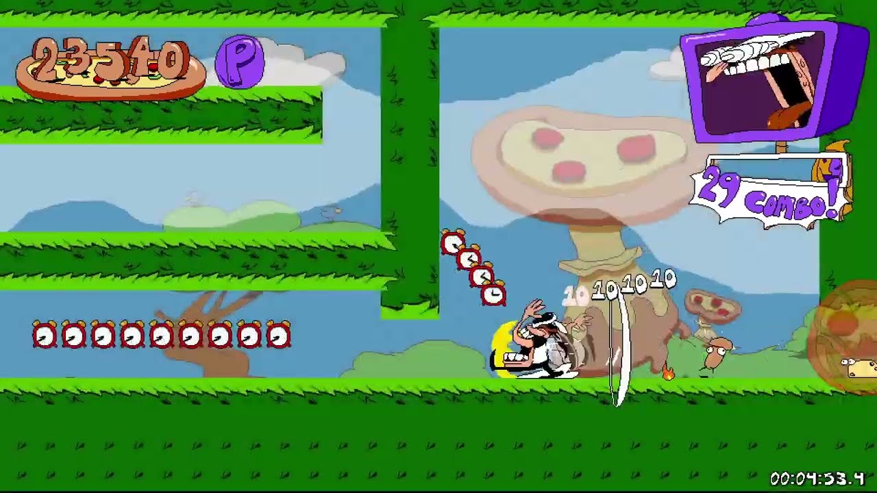 Pizza Tower CYOP - Pillow Tower (L3&4CV) - Lario Lap 4 P Rank