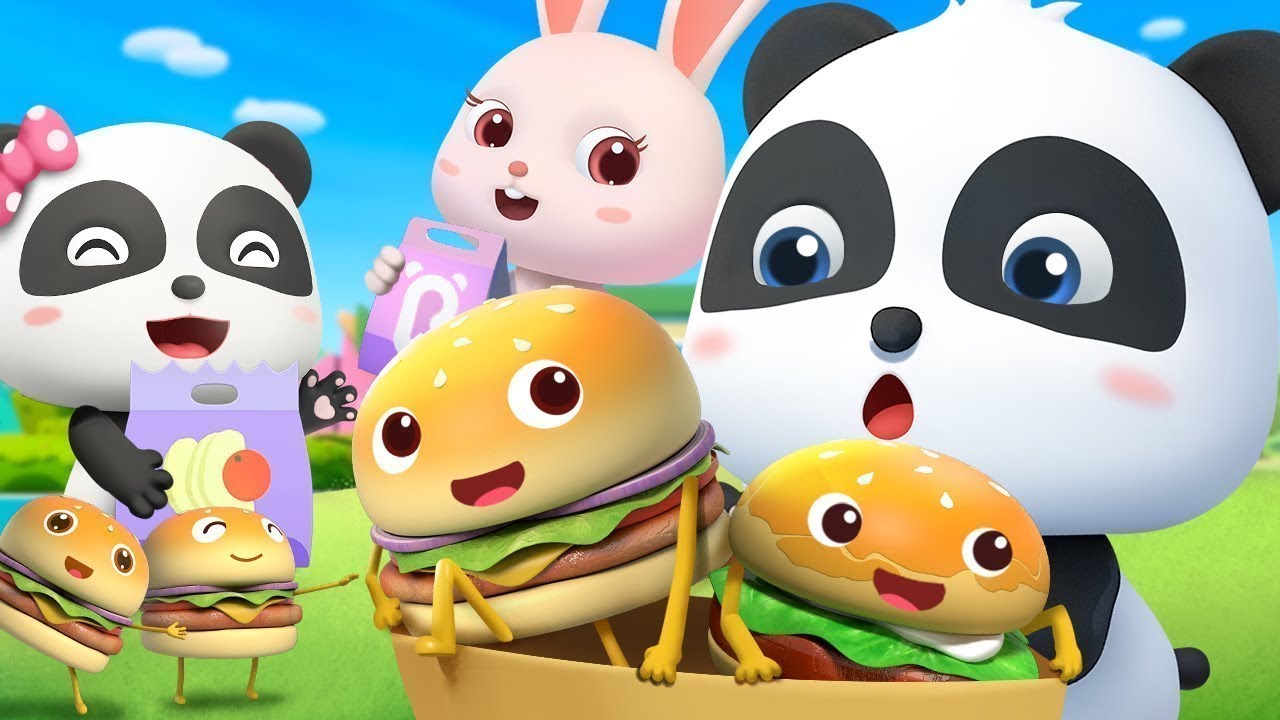 Những người bạn Hamburger | C&acirc;u truyện của những ch&uacute; Hamburger | nhạc thiếu nhi vui nhộn | BabyBus