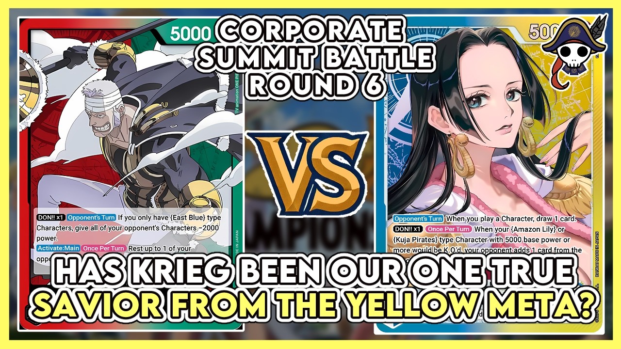 [Corp Summit R6] Has Krieg Been Our One True Savior From The Yellow Meta All Along?