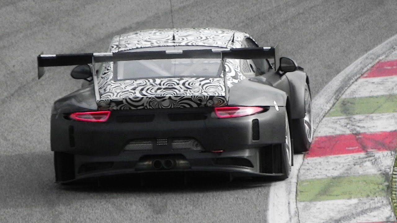 2016 Porsche 991 GT3 R Testing On Track