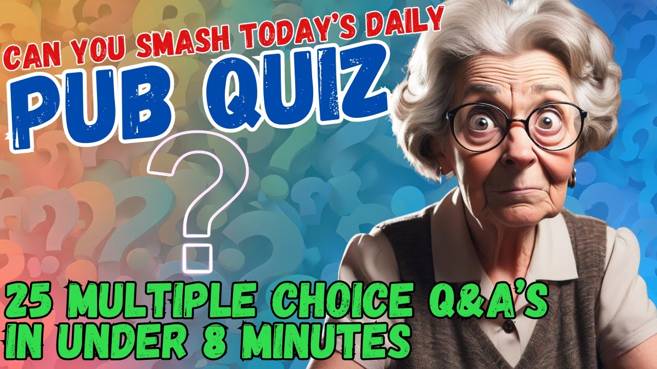 Can you beat todays PUB QUIZ CHALLENGE | TRIVIA QUIZ | #11