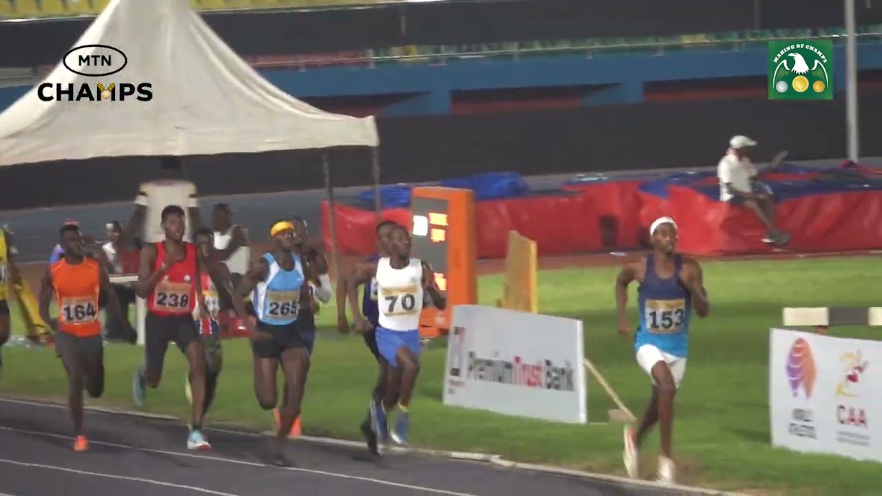 800m Senior Men Final at MTN Champ Asaba