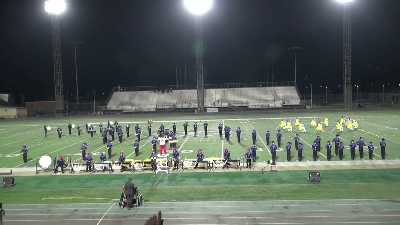 NHHS Royal Regiment Marching Band performs at the All Valley Band Tournament 2024