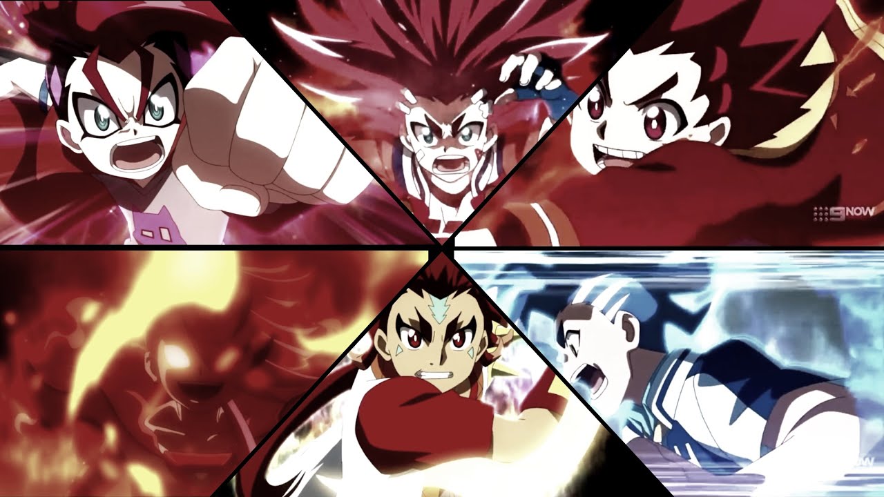 Bell and Payne Vs Hikaru and Hyuga, Rashad Vs Aiger (Nova Ball Z season 3, episode 5)