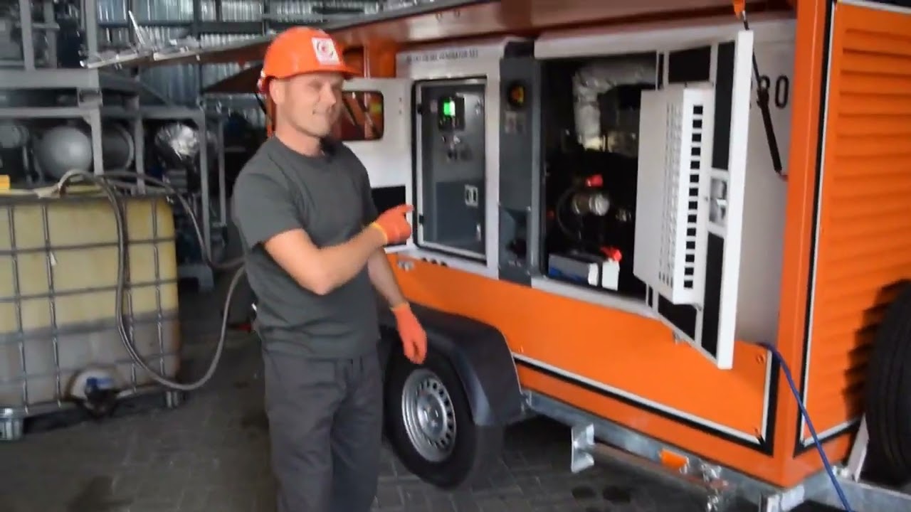 Macchina per filtrazione olio cavi CMM-1H con generatore