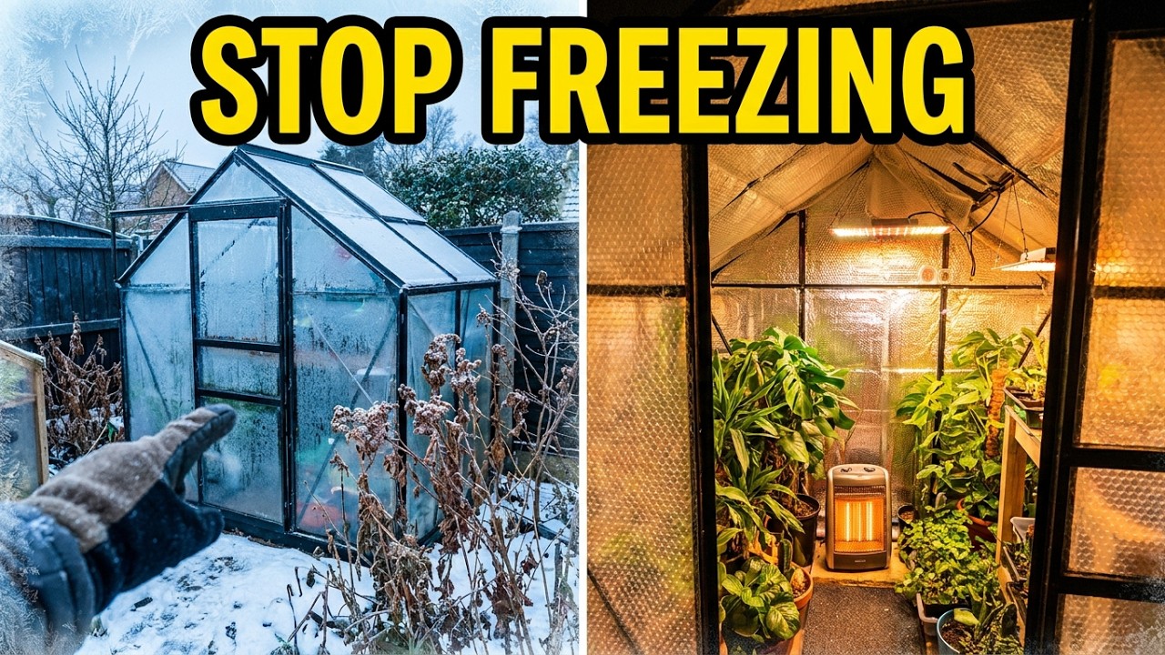 This is how I heat my small greenhouse on a budget
