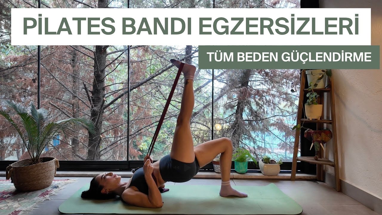 TEK BİR DİRENÇ BANDIYLA Bütün Vücut Pilates Dersi | Evde Etkili Antrenman!