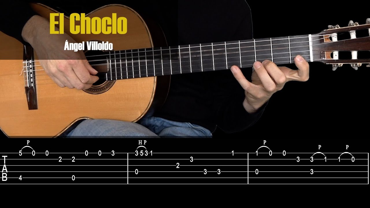 El Choclo / Kiss of Fire - Ángel Villoldo. Classical Guitar Tutorial + TAB