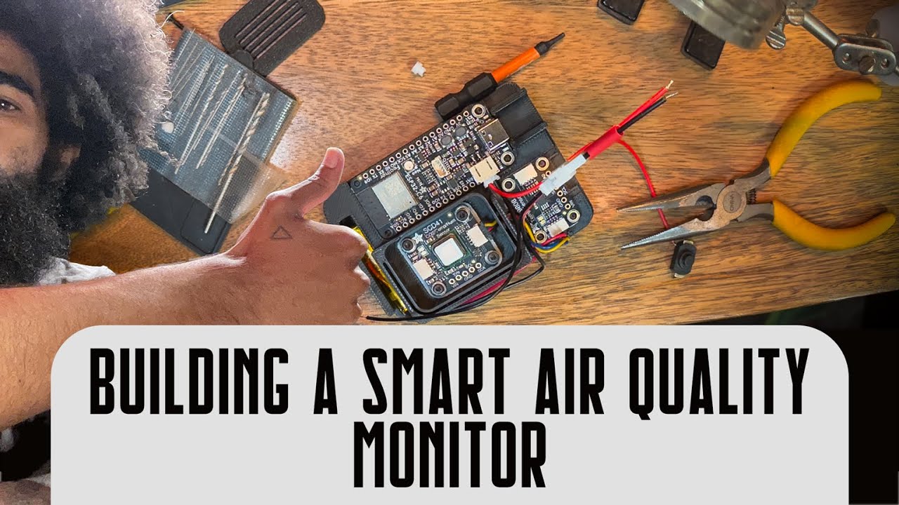 Building a Smart Air Quality Monitor: ESP32-C6, SCD41, and Custom Case Design