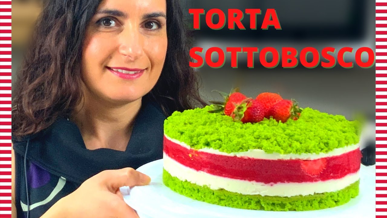Torta sottobosco polacca. Mio marito prepara la mia torta di compleanno: spinaci e fragole