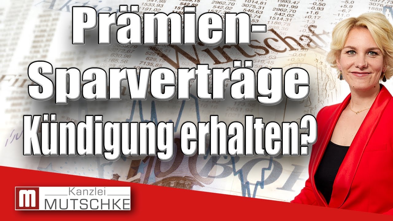 Prämiensparvertrag der Sparkasse - Kündigung erhalten? DAS musst Du jetzt tun! Alle Infos!