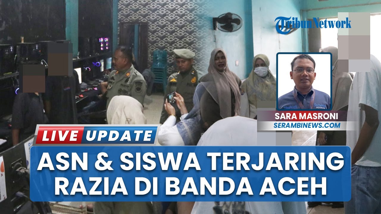 7 ASN dan Siswa Terjaring Razia di Banda Aceh, Ketahuan Nongkrong di Warkop & Warnet saat Jam Kerja