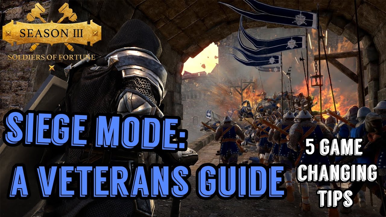 Conqueror's Blade: Siege Mode Tips/Guide | Noobs Tutorial (Game Changers!)