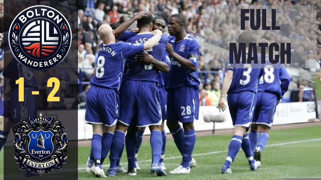 FULL MATCH Bolton Wanderers vs Everton (PL 07 - 08, Week 5)