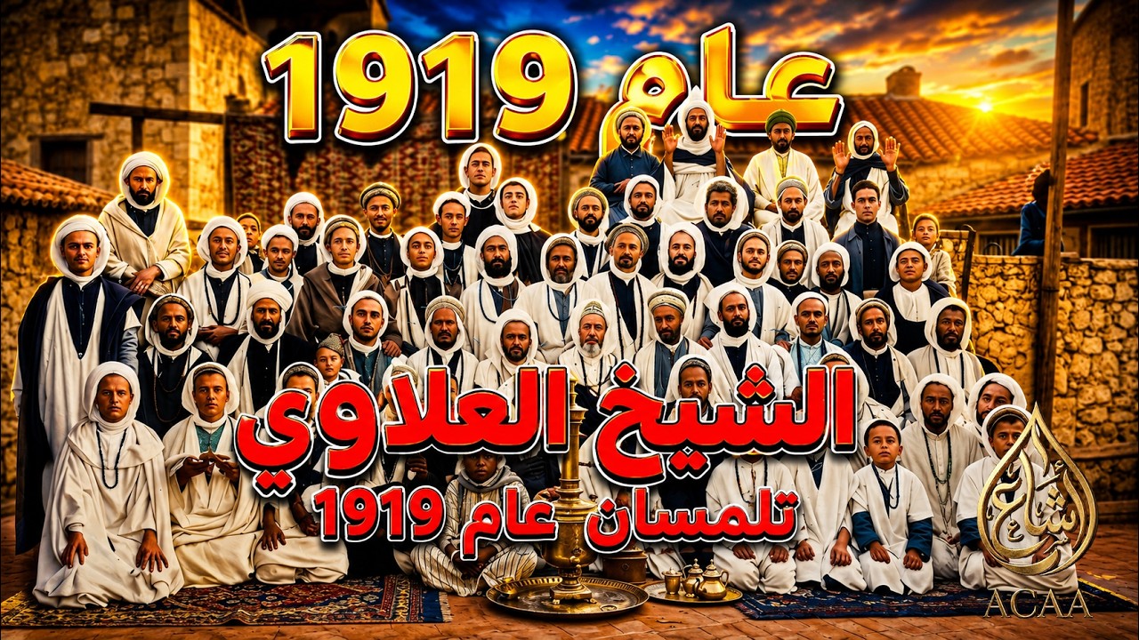 تلمسان, حفل تدشين الزاوية العلاوية 1919 /1920