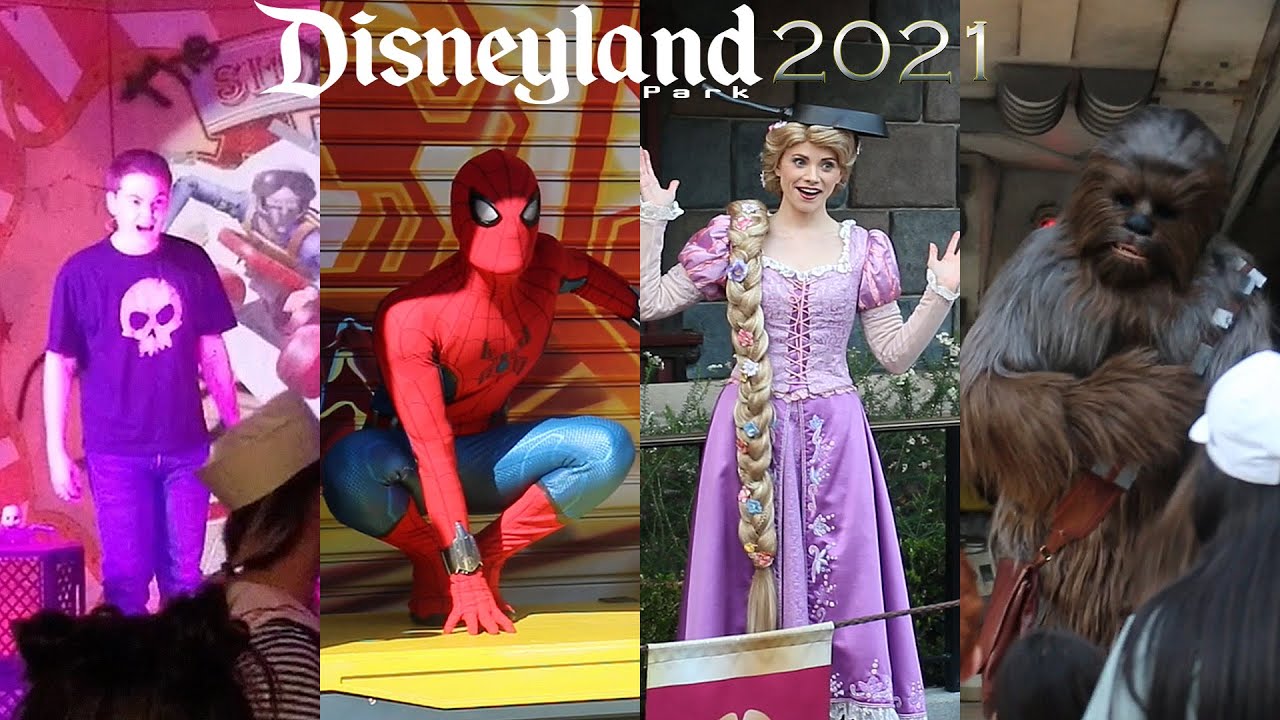 Disneyland 2021 Character Meet & Greets (Socially Distanced)