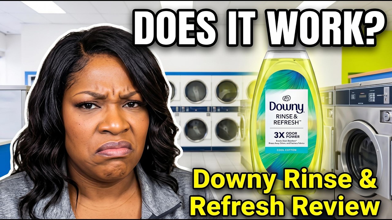 Testing Downy Rinse & Refresh at the Laundromat