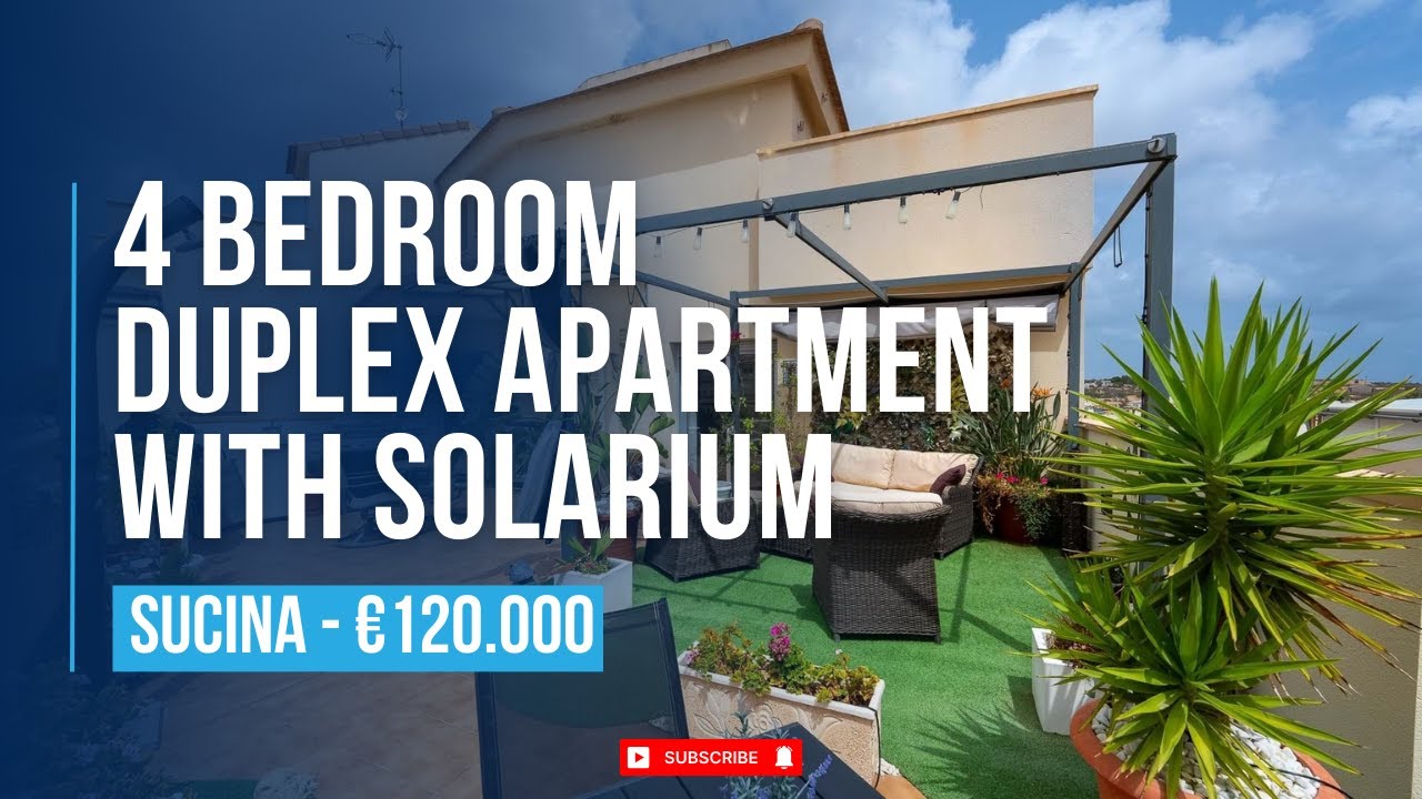 €120.000 - 4 BEDROOM DUPLEX APARTMENT IN SUCINA