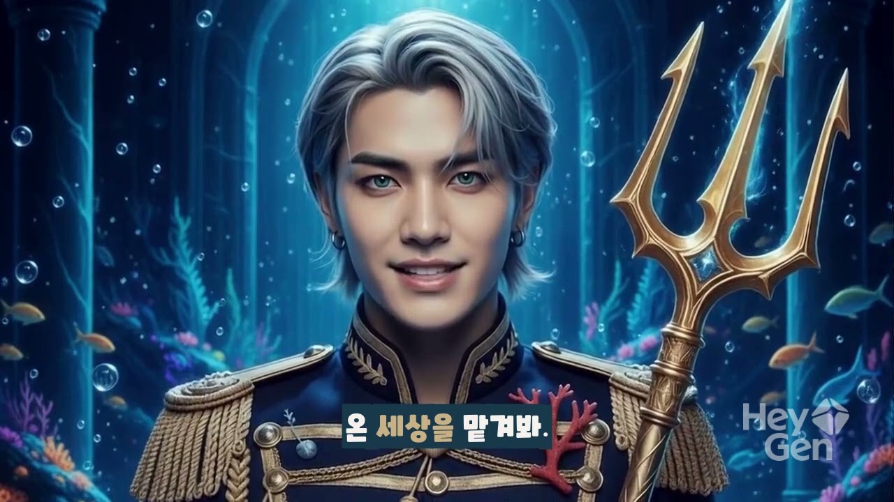 King of the Ocean Returns! Poseidon's "Deep Blue Dominator" K-Pop Anthem!