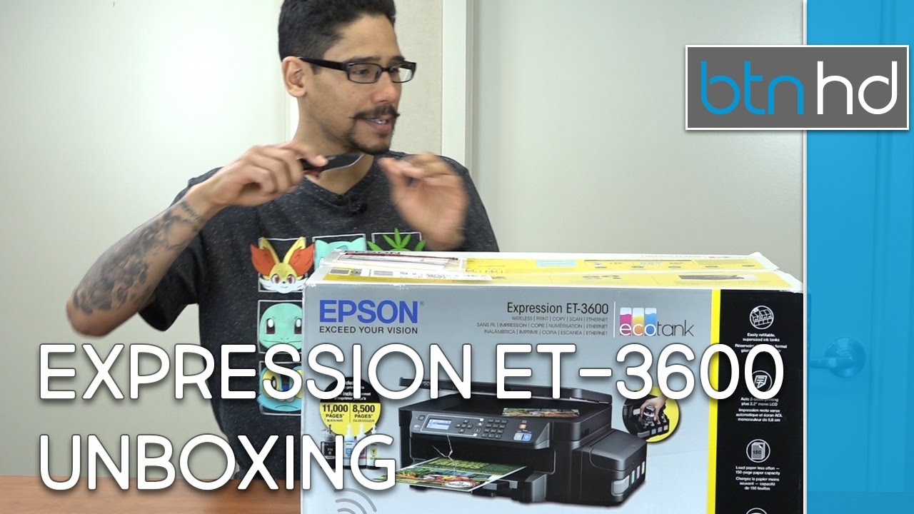 Epson Expression ET-3600 Unboxing & First Impressions!