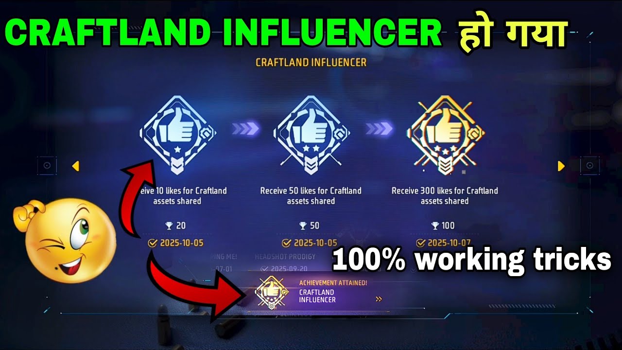 Craftland Influencer Achievement Mission Full Video Step By Step | Receive Like For Craftland Assets