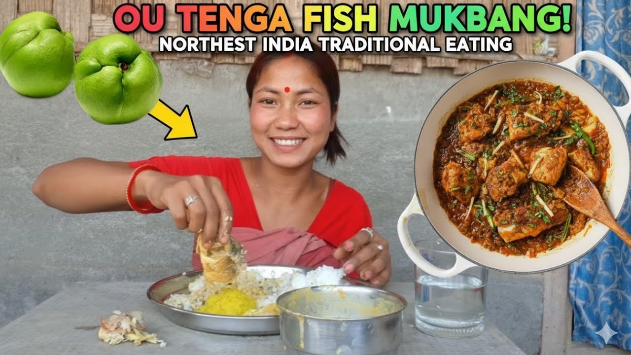 Elephant Apple With Fish Curry 🍛 Northeast Style 🤤 Very Delicious 😋 Rupa Kitchen 