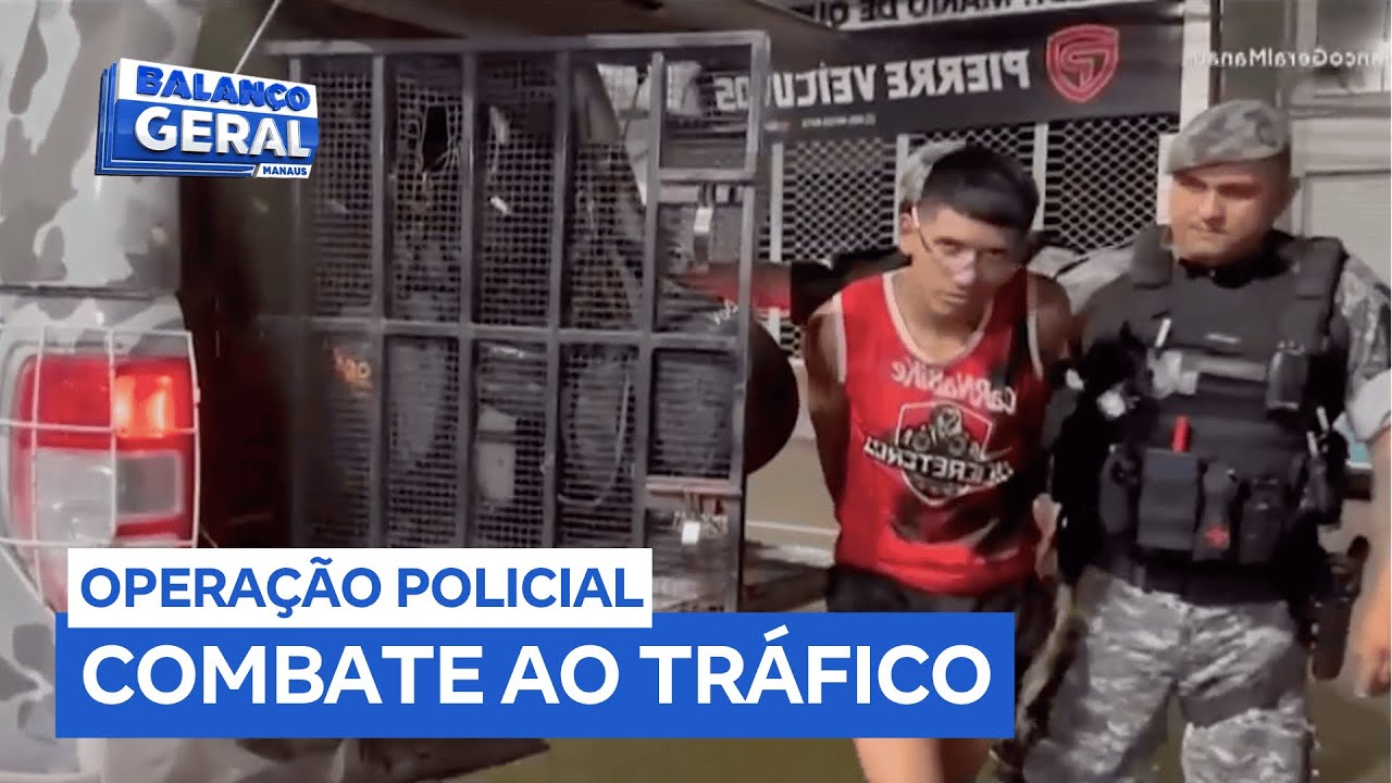 Polícia faz operação contra tráfico na Feira da Manaus Moderna e prende suspeito de venda de drogas
