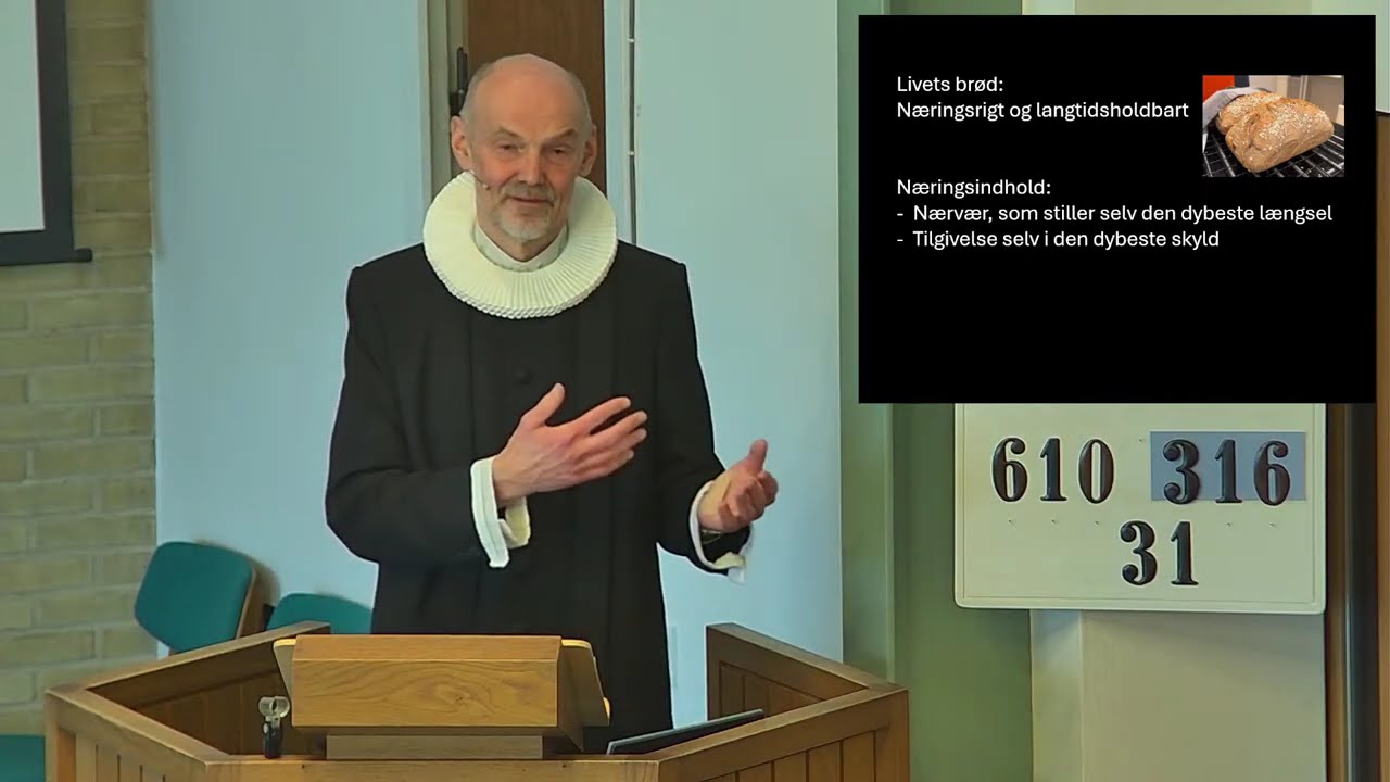 Livets brød. Prædiken ved Jens Henrik Jakobsen 15. marts 2026 - Midfaste søndag