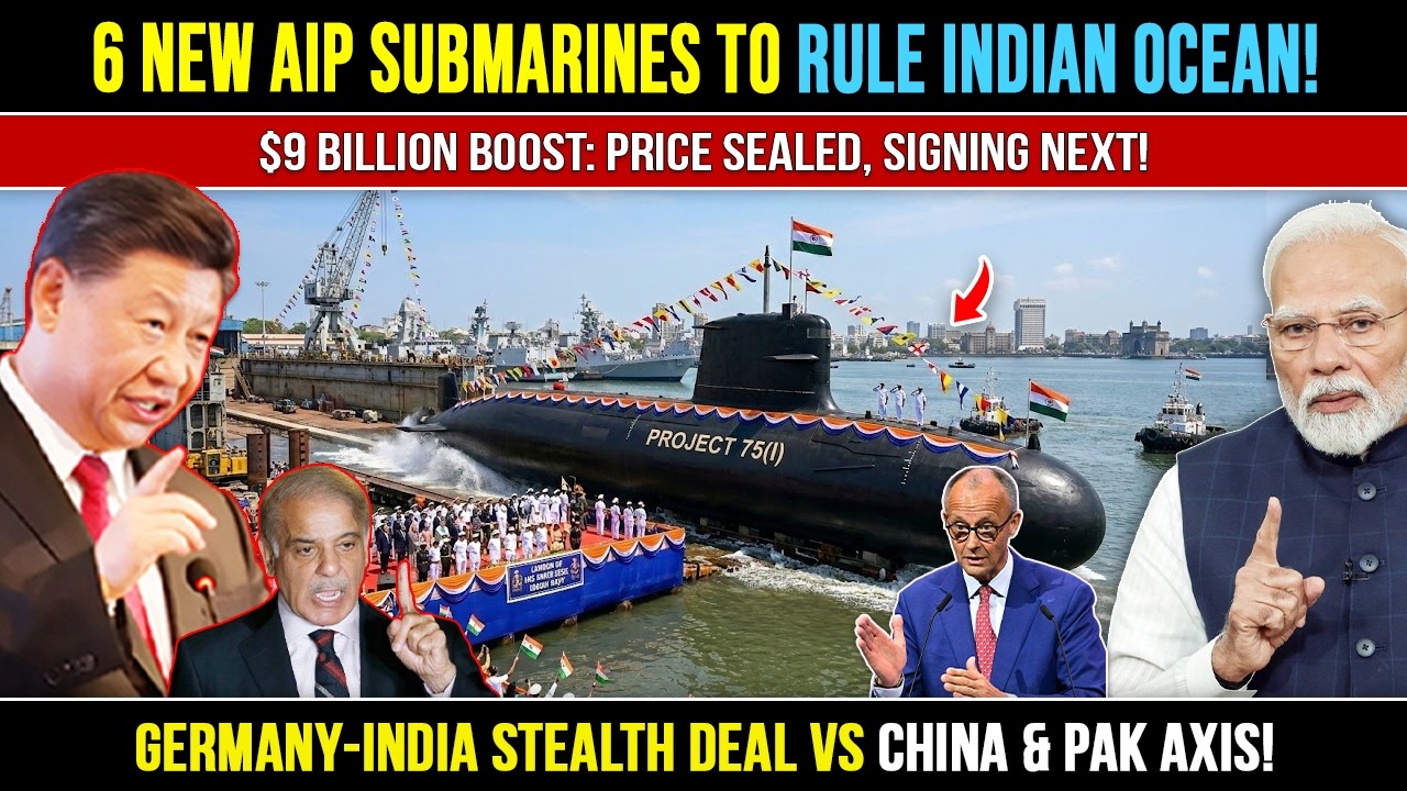 Can India's $9 Billion Submarine Deal DOMINATE the Indian Ocean? | Indian Navy News | Defence Update