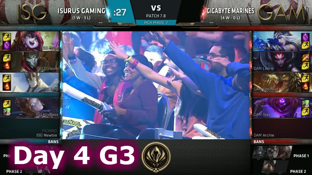 Isurus Gaming (LAS) vs Gigabyte Marines (SEA) | Day 4 LoL MSI 2017 Play-In | ISG vs SEA MSI 2017