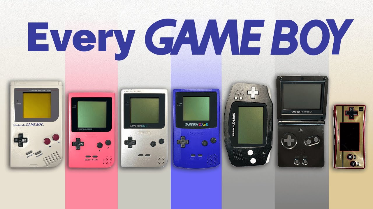 Unboxing the Evolution of the Nintendo Game Boy + Gameplay