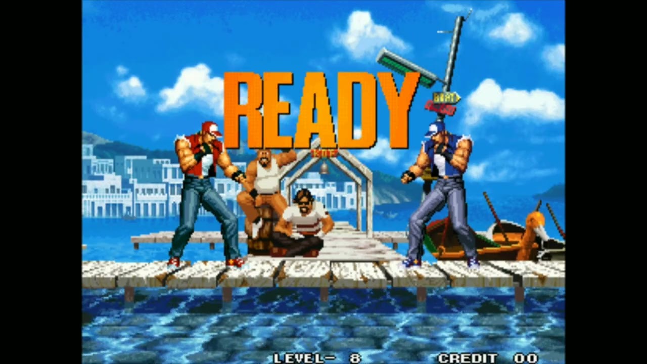 THE KING OF FIGHTERS 95 NEO GEO MVS ARCADE LEVEL 8 EIJI KISARAGI TAKUMA SAKAZAKI TERRY BOGARD