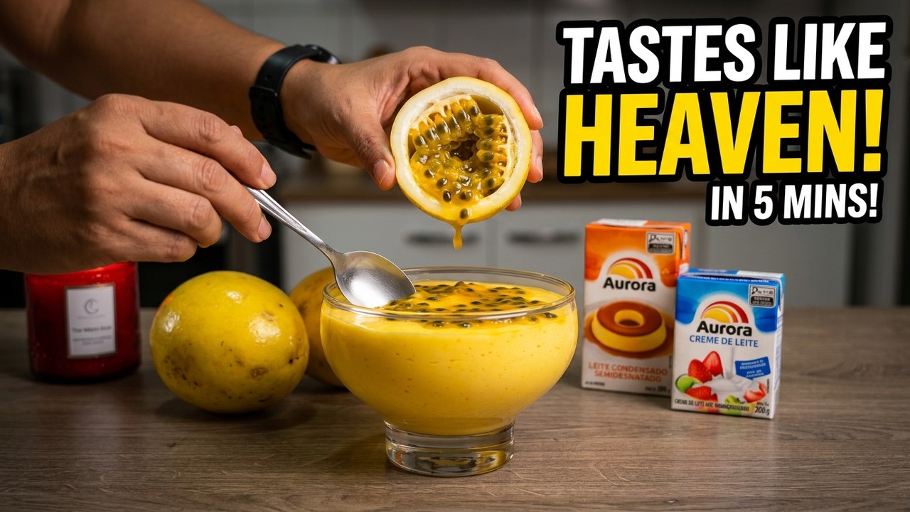 5-Minute Passion Fruit Mousse That Tastes Like Heaven