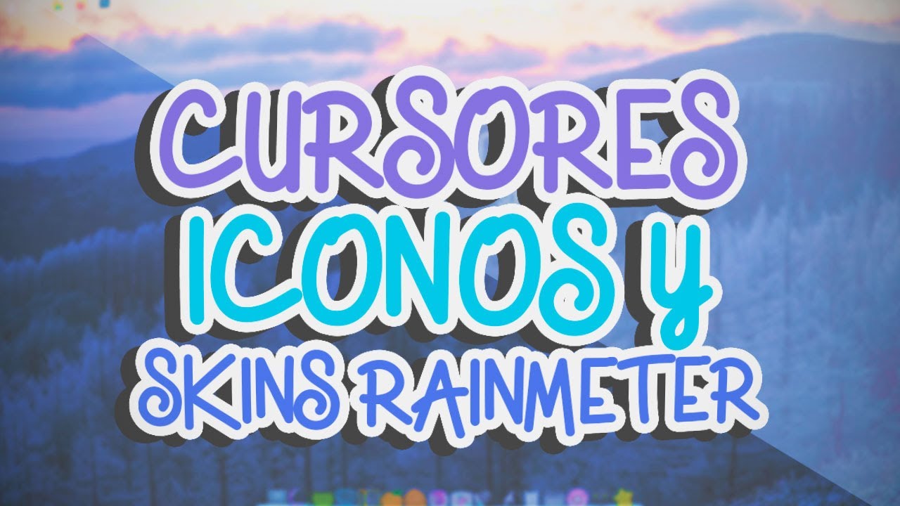 ● CURSORES ICONOS Y SKINS RAINMETER ✘ Semana Especial 𝐁𝐥𝐚𝐜𝐤 ●