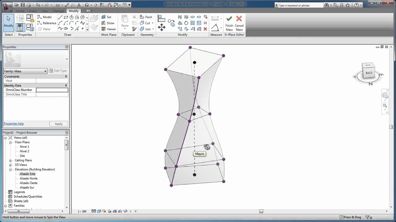 Guia Revit Architecture UNIVA - Masas Vol.2