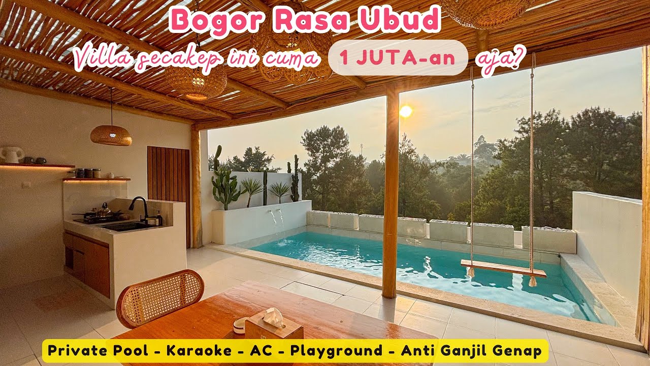 PRIVATE POOL 1JT-AN❗️VILLA PANDAWA ||  HARGA MULAI 1JT-AN || PUNCAK RASA UBUD BALI