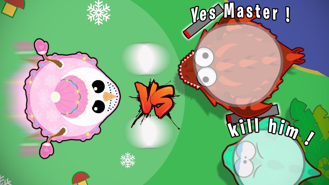 THE ULTIMATE SOLO SNOWGIRL VS TEAMERS IN MOPE.IO | Snow Girl Trolling in Mope.io