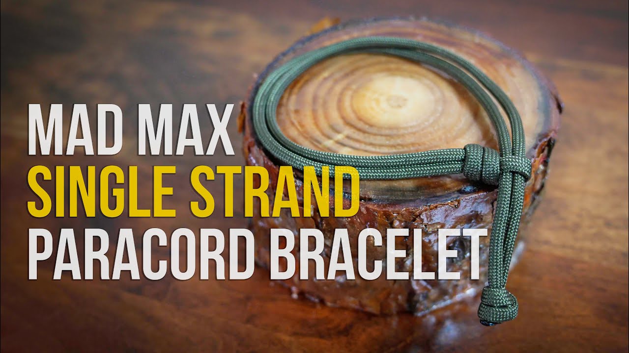 EASY Mad Max Style Single Strand Paracord Bracelet | PARACORD BRACELET